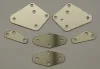 (image for) Exhaust, silencer, reverse cone mounting plates, Norton Commando