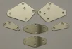 (image for) Exhaust, silencer, reverse cone mounting plates, Norton Commando