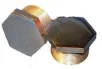 (image for) Top stanchion plugs, Norton SRH (pr) polished stainless steel