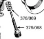 (image for) Amal, throttle stop screw spring, monobloc