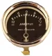 (image for) Ammeter, Lucas, pattern, 12V, 12-6-6-12A, 1 5/8in hole, + mount