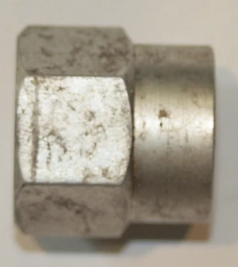 (image for) Nut, axle spindle, domed, drilled open, Norton pre 1947