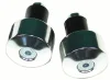 (image for) Bar ends, suit road bikes, silver, (pair)