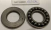 (image for) Bearing races, steering head ball races, Norton LRH
