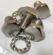 (image for) Bolt, +washers, silencers, Norton Commando, set 4