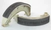 (image for) Brake shoes, 8 in with linings, high frict,Norton / AMC TLS (pr)