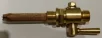 (image for) Tap, petrol, lever arm, brass, 1/4in BSP, lrg bore inc filter UK