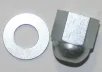 (image for) Nut and washer, footrest rod, 7/16in x 20, domed, Norton E3220