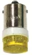 (image for) Bulb, Indicator / parking , LED 12v Amber BA15S -ve +ve (set4)