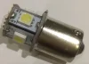 (image for) Bulb, tail or stop, 6V LED, parallel pins, Ba15s, non pol pr