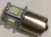 (image for) Bulb, tail or stop, 6V LED, parallel pins, Ba15s, non pol pr