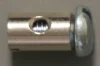 (image for) Nipple, cable, solderless, 1/4 inch 6mm barrel
