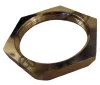 (image for) Lock nut, carburettor adaptor, screw on, Norton singles, alloy