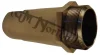 (image for) Norton single cylinder carb manifold connector (spigot), screw in type, 1-1/8 inch bore