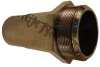 (image for) Norton single cylinder carb manifold connector (spigot), screw in type 1 inch bore