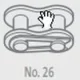 (image for) Chain, rear, 520, con link, Choho HD