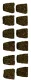 (image for) Clutch friction inserts, Norton chainwheel, cork (set 12) UK 6mm