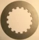 (image for) Clutch plate, plain steel, driven, Norton pre 1955