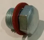 (image for) Bolt, drain plug +w, Norton brazed frame + pre slimline frbed ea