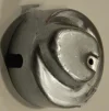 (image for) Generator cover, pressed steel cap, 1955, Lucas 200920 UK