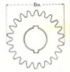 (image for) Gear, dynamo / generator, steel LU454495, E3HM, E3L, E3LM