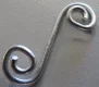 (image for) Dzus fastener wire for side panel, Norton Commando