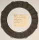 (image for) Clutch plate, friction, BSA A and B series (smaller)