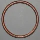 (image for) Exhaust gasket ring, copper crush, Norton OHV singles - use BT-valve-cap-ring-Norton-513