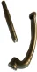 (image for) Footrest hanger and spindle, Norton, right hand side