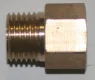 (image for) Fuel pipe adaptor 1/4 BSP male to 1/4 female BSP