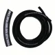 (image for) Fuel hose, 1/4in, 6mm, black, sold by 0.5m