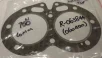 (image for) Gasket, cylinder head, Norton twin 750 no spigot Atlas and Commando, eyeletted