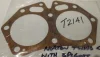 (image for) Gasket, cylinder head, Norton twin 750 Atlas with spigots, sandwich copper