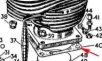 (image for) Gasket, cylinder base to crankcase, Norton OHV pre 1948