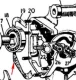 (image for) Gasket, gearbox inner cover, Norton laydown AU