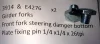 (image for) Bolt, steering damper bottom plate, Norton girders (pr)