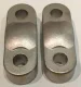 (image for) Handlebar mounting clip, Norton grey (pr)