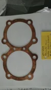 (image for) Gasket, cylinder head, copper, Triumph twin 10 stud
