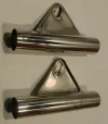 (image for) Headlight brackets, top fork covers, ss, Norton Commando (pr)