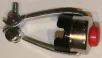 (image for) Horn, stop, starter button, deluxe red button 7/8in bars