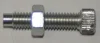 (image for) Amal, throttle stop screw + locknut, pre-monobloc