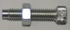 (image for) Amal, throttle stop screw + locknut, pre-monobloc
