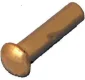 (image for) Kickstart shaft, cam or stop piece rivet, Norton and AMC