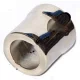 (image for) Kickstart shaft, spring cover, nickle, Norton upright & laydown