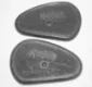 (image for) Knee pad rubbers, Norton 1 hole (pr)
