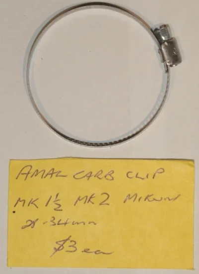 (image for) Amal, clip, for adaptor, concentric Mk 1 1/2 Mk 2