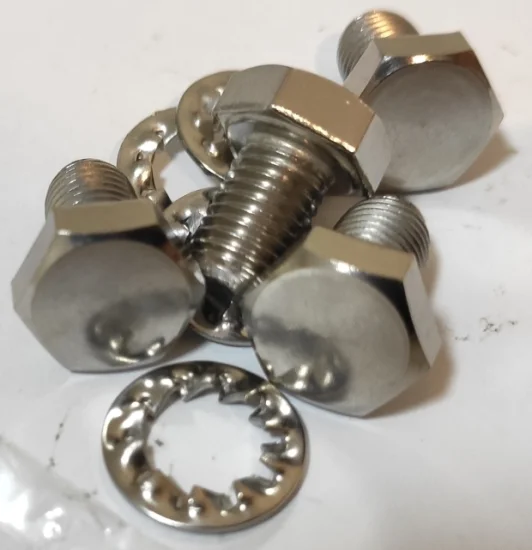 (image for) Bolt, +washers, silencers, Norton Commando, set 4