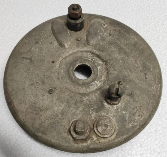 (image for) Brake plate, Norton, front, steel, LRH 1947-1950 (U) #2