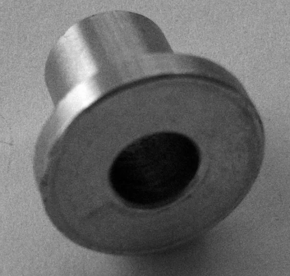 Modal Additional Images for Steering damper top bush in column nut, Norton featherbed
