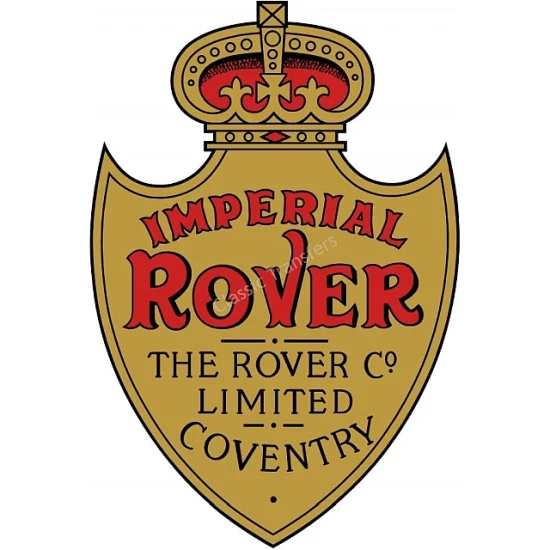 (image for) Decal, Rover, shield for sides of fuel tank